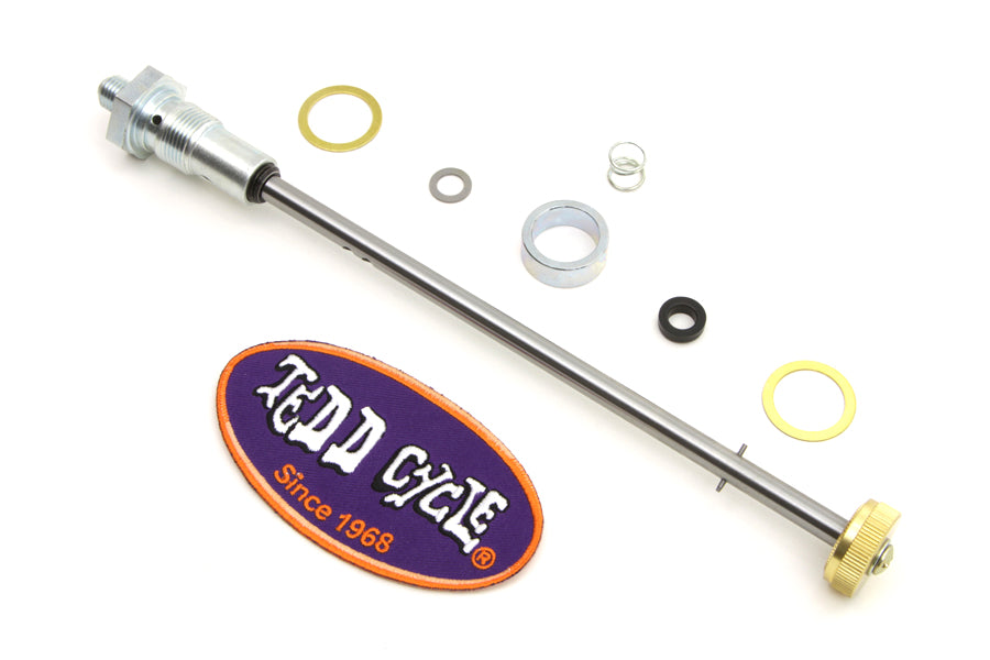 HARLEY 45 inch Fuel Petcock Shut-Off Rod Kit fits 1941-1964 G, 1941-1952 W,
