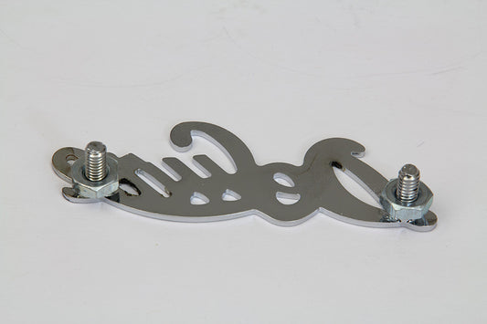 HARLEY Fender Emblem Set inchDeluxe inch fits 1946-1949 FL, Deluxe