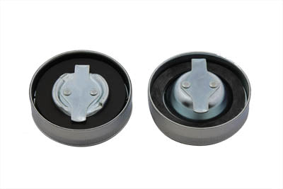 HARLEY Replica Eaton Gas Cap Set Vented and Non-Vented fits 1965-1972 FL,