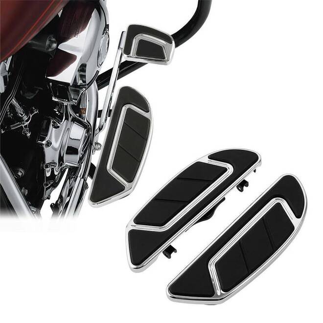 Custom Chrome HARLEY CHROME MOONSHOTS FLOORBOARD L.18.11" W.13.98" H.7.09"
