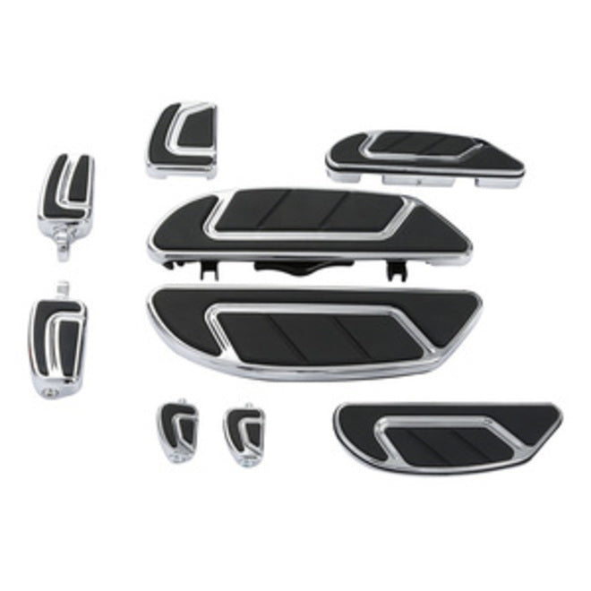 Custom Chrome HARLEY CHROME MOONSHOTS FLOORBOARD L.18.11" W.13.98" H.7.09"