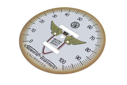 HARLEY Weißes Zifferblatt für Tachometer Passend 0- Custom, Anwendung für Aftermarket-Tachometer 0- Cust