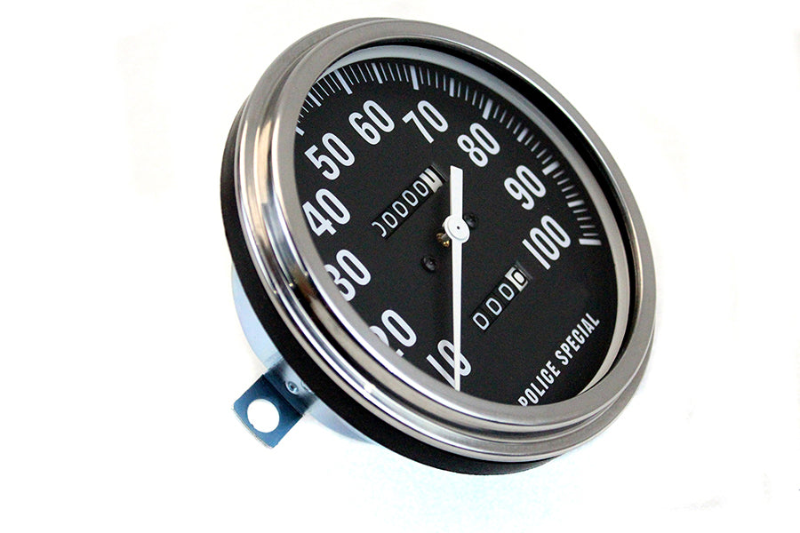 HARLEY Replica Police 2:1 Speedometer fits 1962-1985 FL,