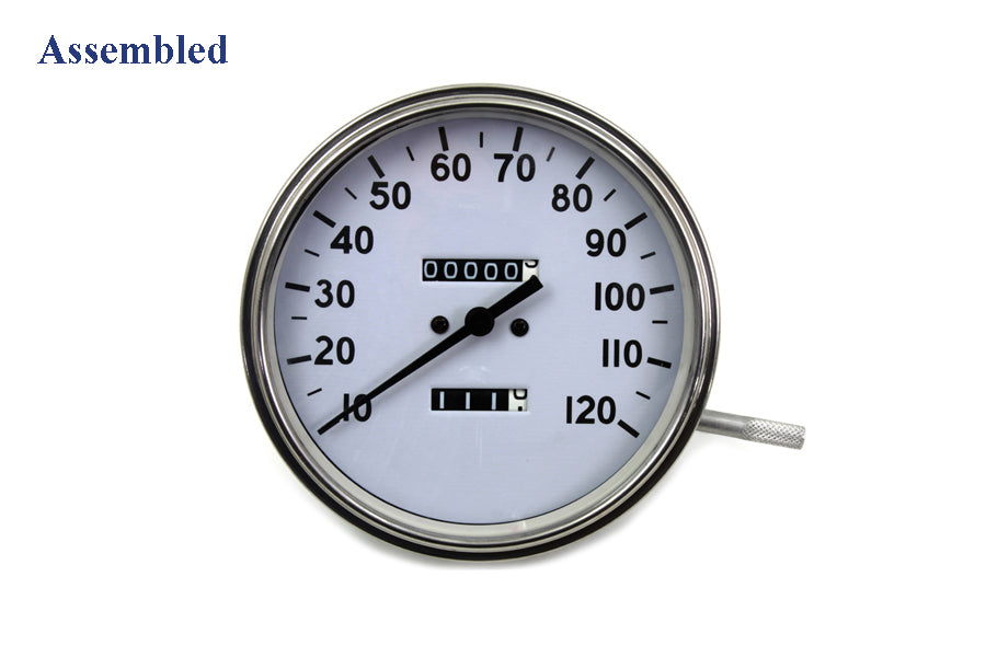 HARLEY Replica 2:1 Speedometer with Black Needle fits 1941-1961 FL, 1936-1940 EL, 1936-1952 WL, 1938-1948 UL,