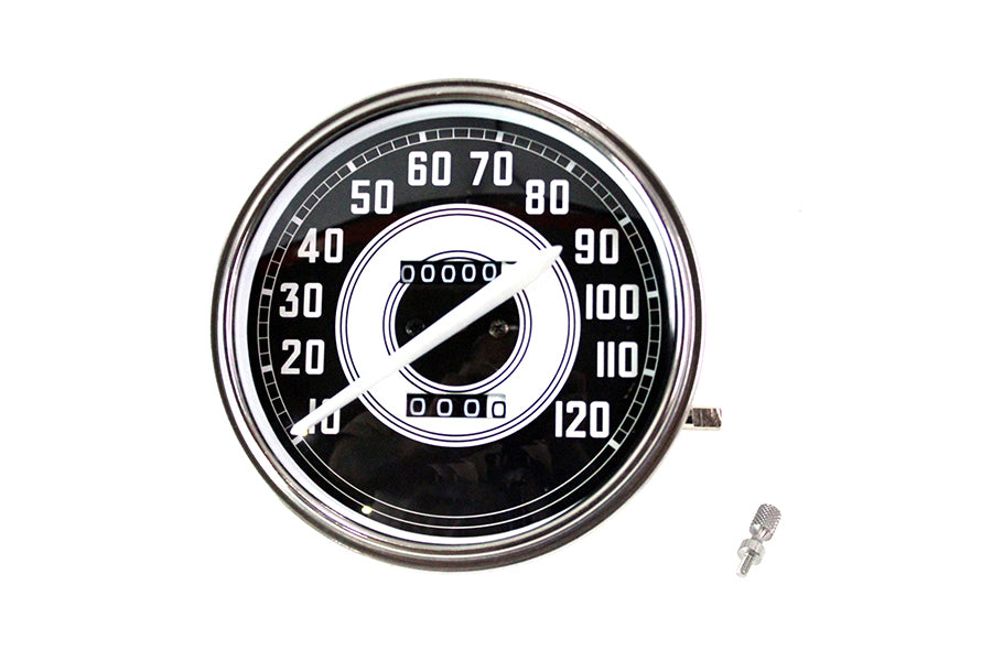 HARLEY Replica 2:1 Speedometer with White Needle fits 1940-1945 FL,