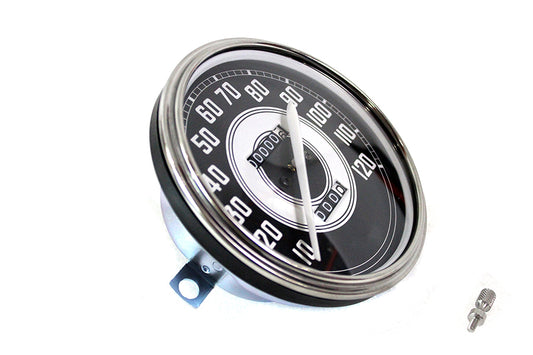 HARLEY Replica 2:1 Speedometer with White Needle fits 1940-1945 FL,