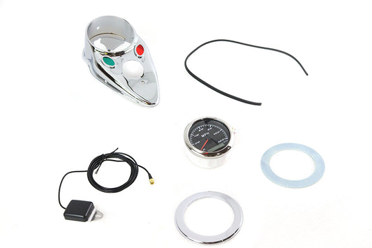HARLEY 85mm GPS Speedometer Kit Fits 0- Custom, application