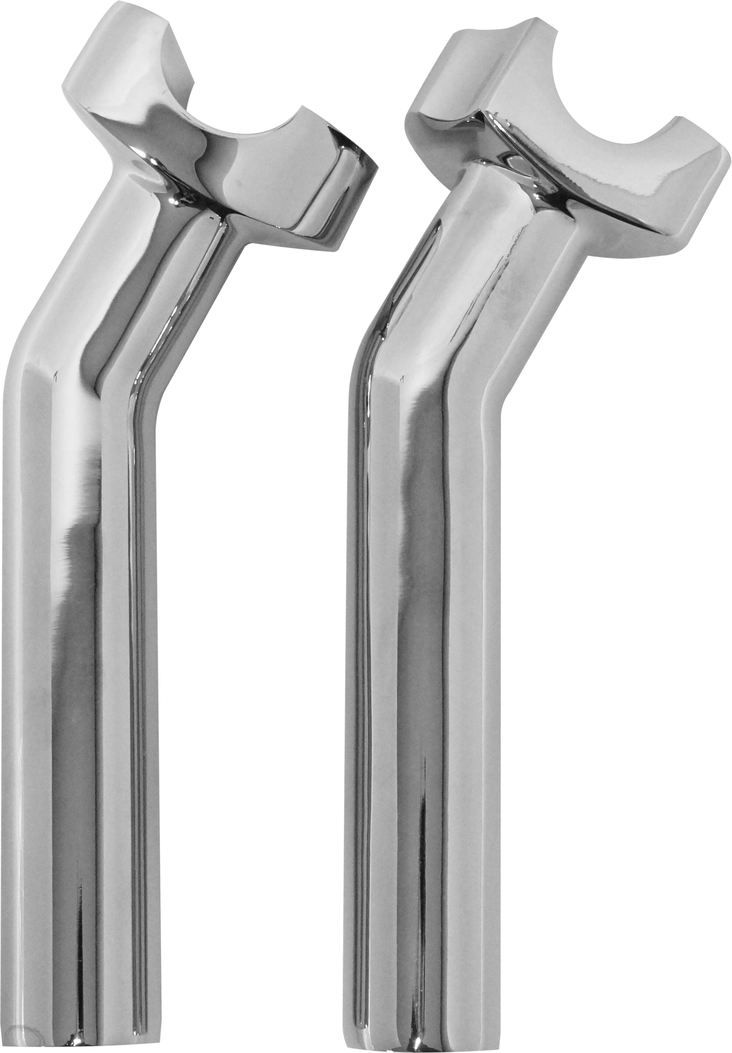 HARLEY HARDDRIVE H-BAR RISERS 6.5" PULLBACK CHROME 04-520
