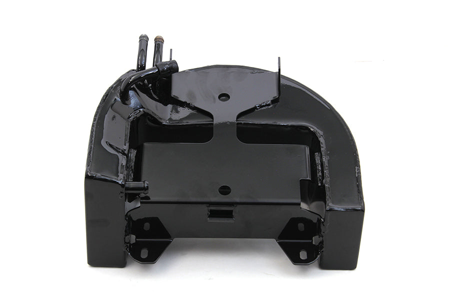 HARLEY Gloss Black Oil Tank 4 Spigot fits 1989-1999 FXST, 1989-1999 FLST,