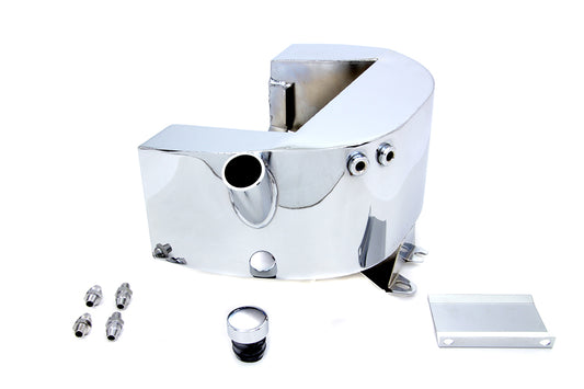 HARLEY Electric Start Oil Tank Fits 0- Custom, application for Rigid Frames with electric start