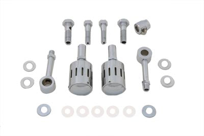 HARLEY Sifton Dual Breather Kit fits 1991-UP XL, 1992-2017 FXST, 1992-2017 FLST, 1992-2016 FLT, 1992-2017 FXD, 1992-1994 FXR,