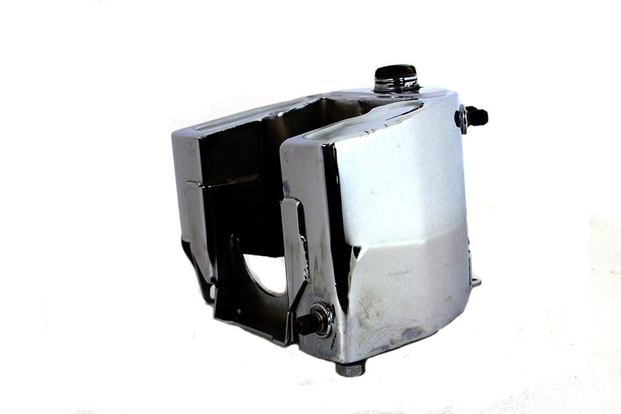 HARLEY Replica Chrome Oil Tank fits 1938-1939 EL, 1938-1939 UL,