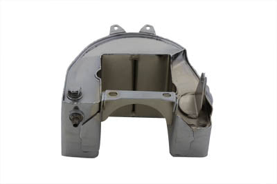 HARLEY Replica Chrome Tourist Trophy Bobber Short Oil Tank fits 0- Custom, application for Rigid frame 1936-1952 EL, 1941-1957 FL,