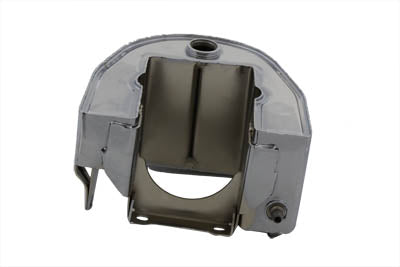 HARLEY Replica Chrome Tourist Trophy Bobber Short Oil Tank fits 0- Custom, application for Rigid frame 1936-1952 EL, 1941-1957 FL,