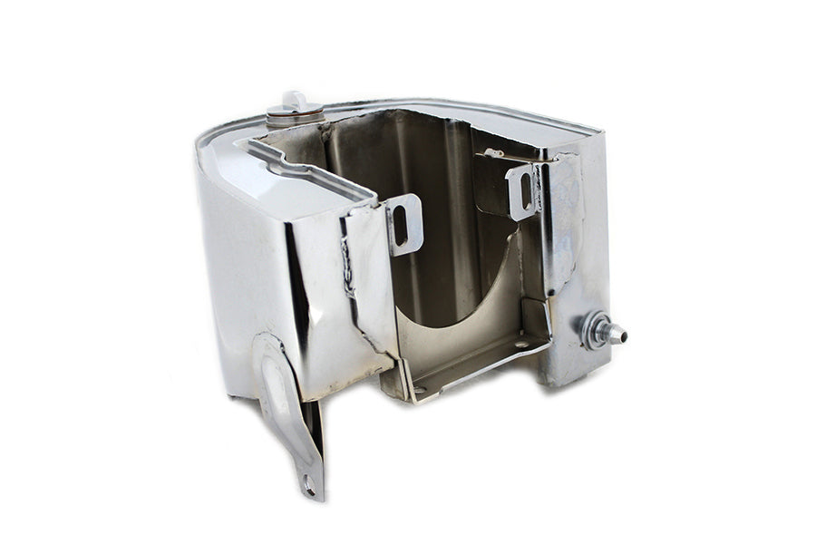 HARLEY York Electric Start Oil Tank Chrome fits 1941-1957 FL, 1936-1952 EL,