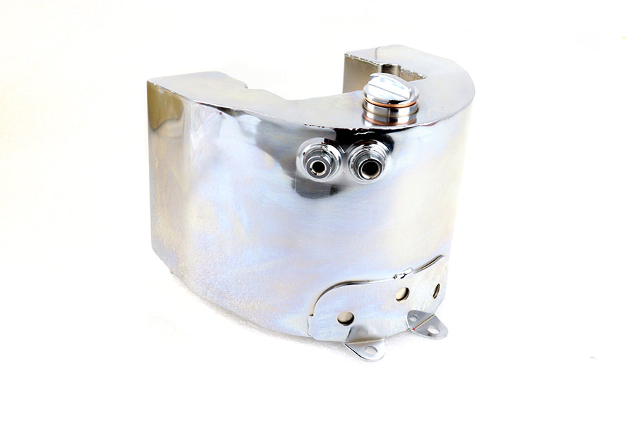 HARLEY Replica Oil Tank Chrome with Smooth Top fits 1936-1940 EL, 1941-1957 FL, 1938-1947 UL,
