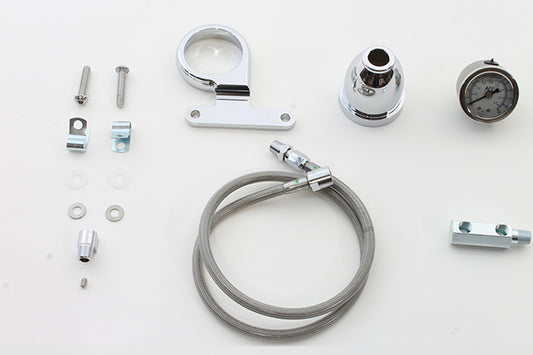 HARLEY Rocker Box Oil Pressure Gauge Kit fits 2004-UP XL,