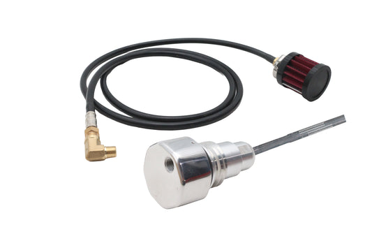 HARLEY Oil Tank Vented Dipstick Polished Fits 2007-2016 FLT,