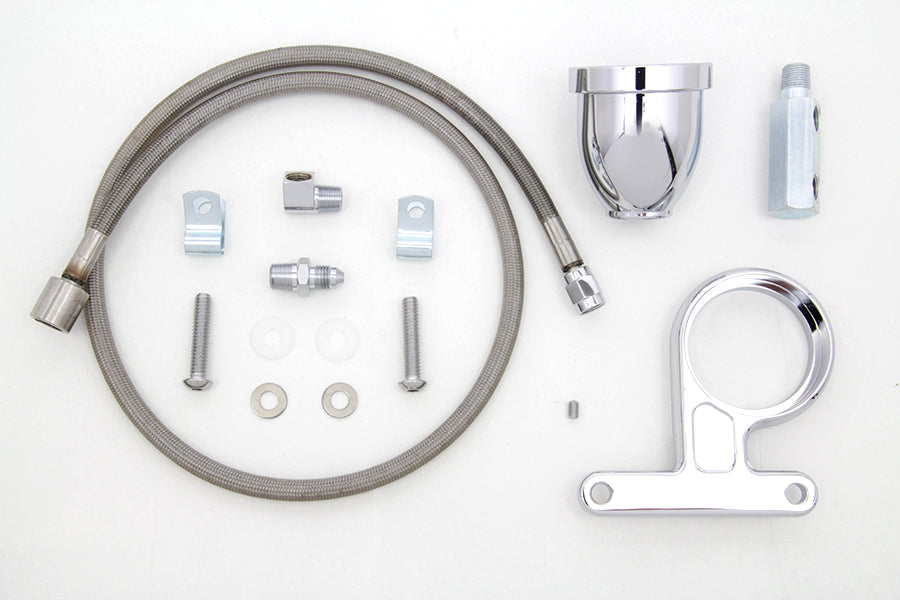 HARLEY Rocker Box Oil Pressure Gauge Cup Kit fits 2004-UP XL,