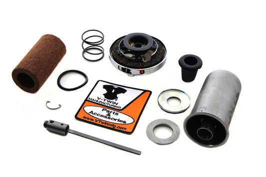 HARLEY Chrom Öltankdeckel-Kit für 1965-1984 FL, 1971-1984 FX, 1957-1978 XLH,