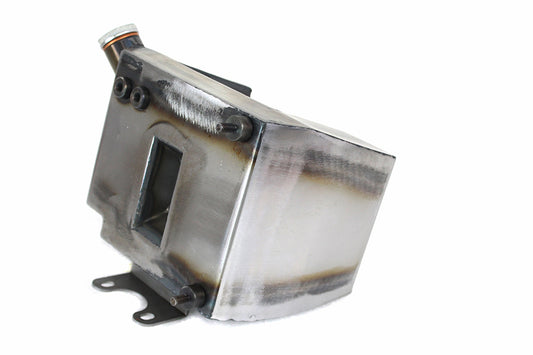 ハーレー45 WL 未塗装サイドフィルラップアラウンドオイルタンク 1936-1952 W、1936-63 Gに適合