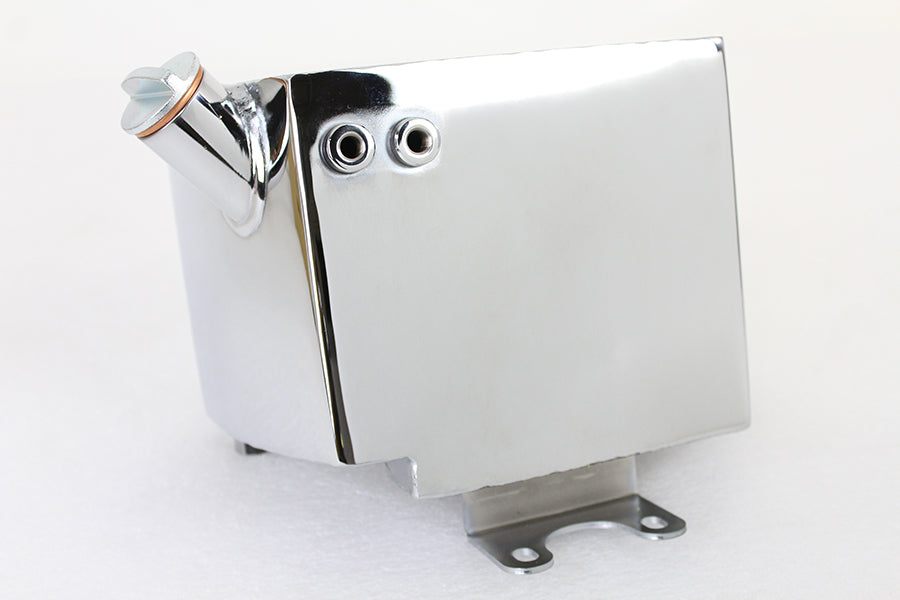 HARLEY Center Post Mount Wrap Around Oil Tank Chrome fits 1941-1973 G, 1941-1952 W, 1941-1952 WR, 1957-1985 XL, custom - see additional text