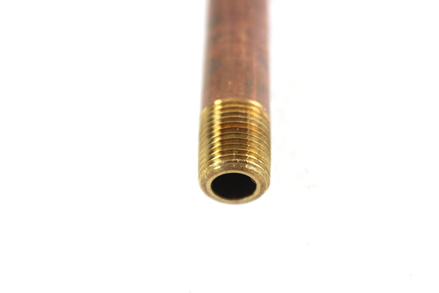 HARLEY 1/8 inch NPT x 10 inch Brass Pipe fits 0- All, 45 Oil Tanks"