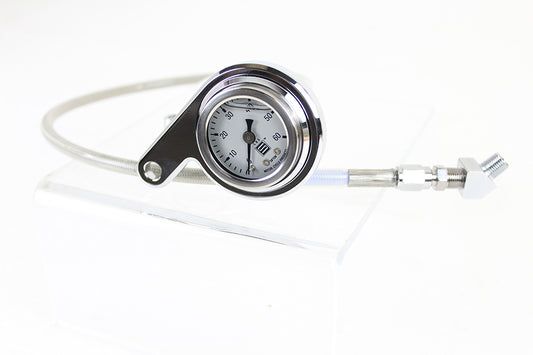 HARLEY Rocker Box Oil Pressure Gauge Kit fits 1991-2003 XL,