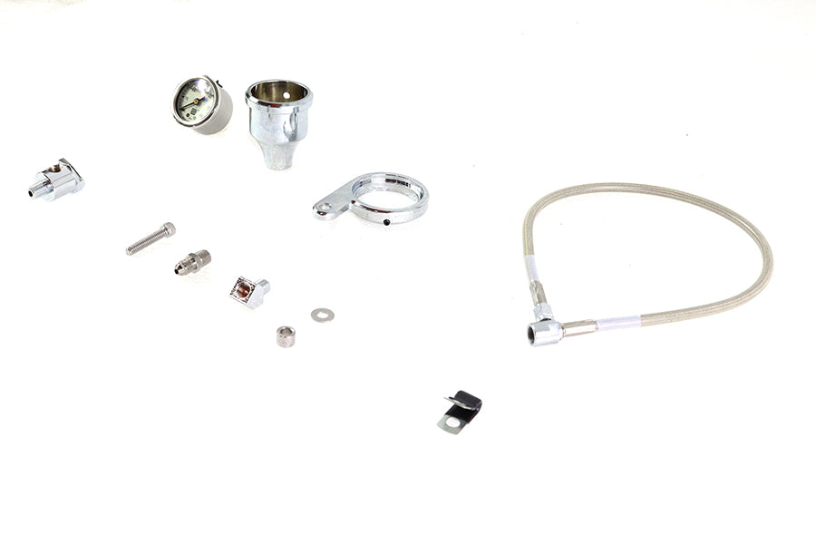 HARLEY Rocker Box Oil Pressure Gauge Kit fits 1991-2003 XL,