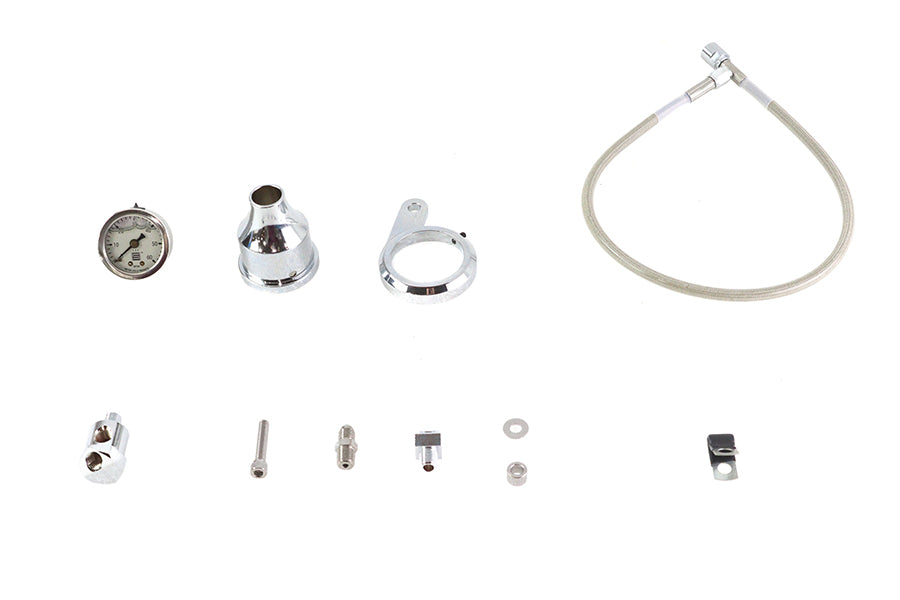 HARLEY Rocker Box Oil Pressure Gauge Kit fits 1991-2003 XL,