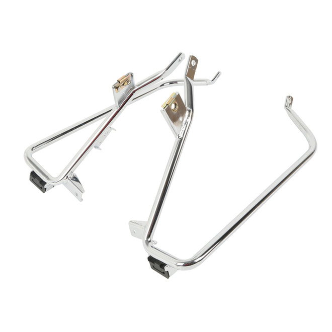 Custom Chrome HARLEY CHROME 3/4" SADDLEBAG BRACKETS TOURING 09-13