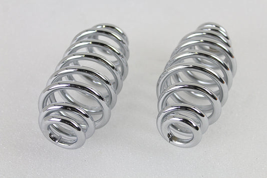 HARLEY Chrome 5 inch Seat Spring Set Fits 0- Custom, application