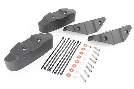 HARLEY Rocker Box Dress Cover Set Matte Black fits 1986-UP XL,