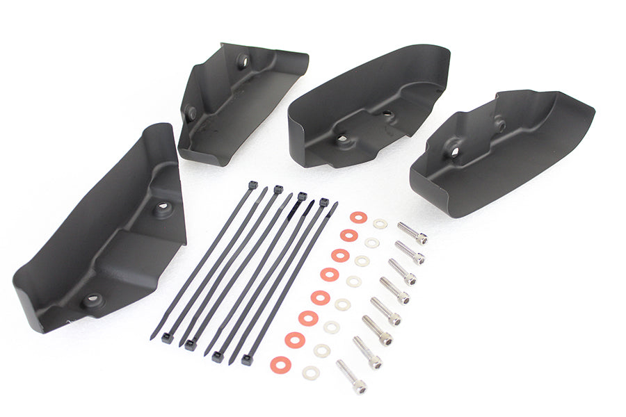 HARLEY Rocker Box Dress Cover Set Matte Black fits 1986-UP XL,