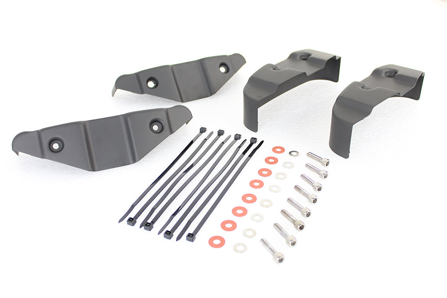 HARLEY Rocker Box Dress Cover Set Matte Black fits 1986-UP XL,