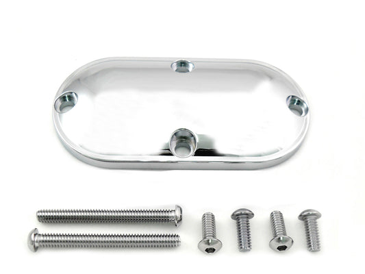 HARLEY Chrome Smooth Inspection Cover Fits 1999-UP FL, 1999-UP FX,