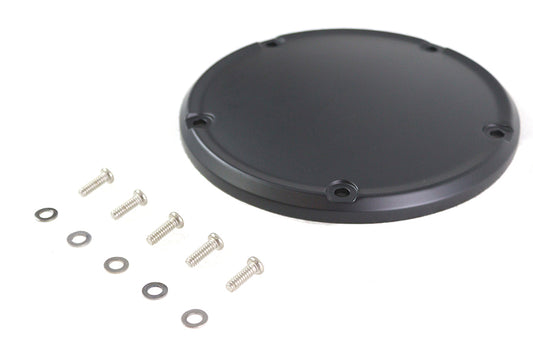 HARLEY Matte Black 5 Hole Domed Derby Cover Fits 2018-UP FLSB, 2019-UP FXST,