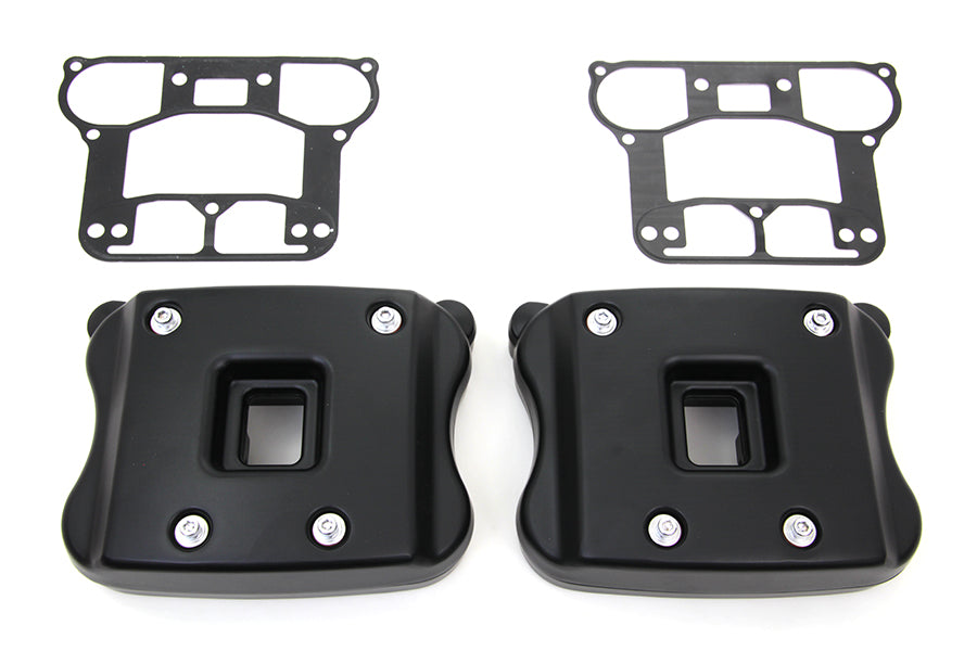HARLEY Rocker Box Cover Set Black fits 2004-2006 XL,