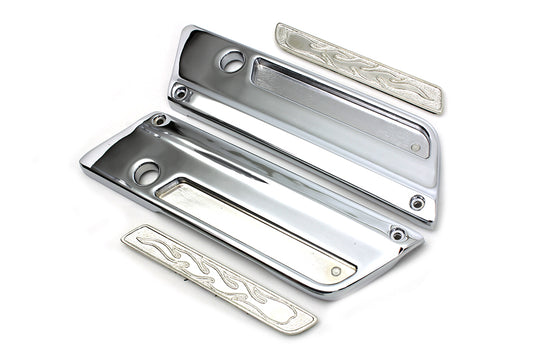 HARLEY Saddlebag Latch Cover Set fits 1993-2013 FLT,