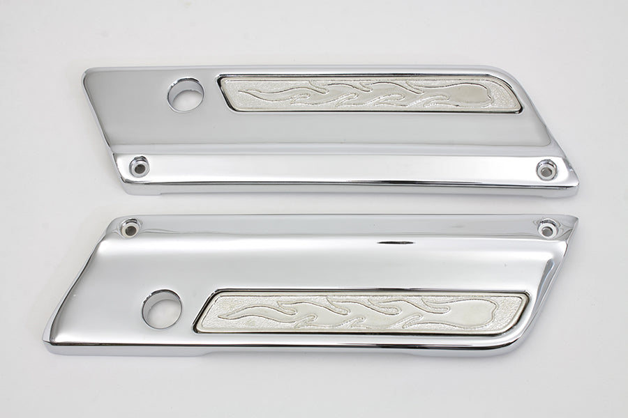HARLEY Saddlebag Latch Cover Set fits 1993-2013 FLT,