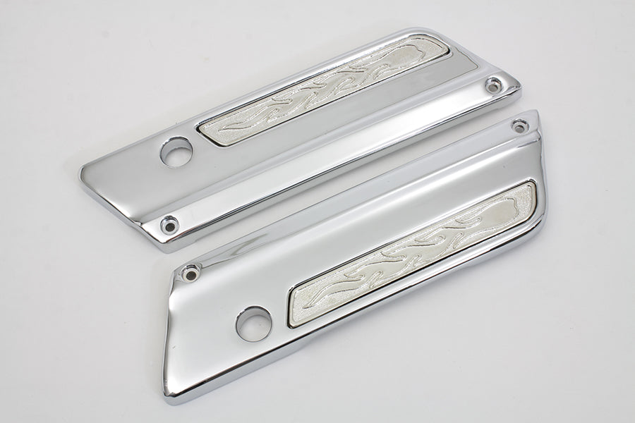 HARLEY Saddlebag Latch Cover Set fits 1993-2013 FLT,