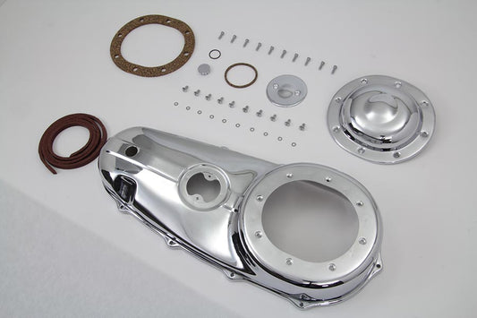HARLEY Replica Outer Primary Cover Chrome Kit Fits 1955-1964 FL,
