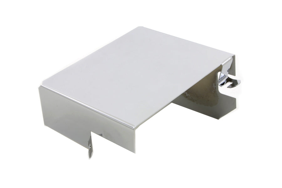 HARLEY Smooth Chrome Battery Side Cover fits 1970-1984 FL, 1970-1984 FLH,