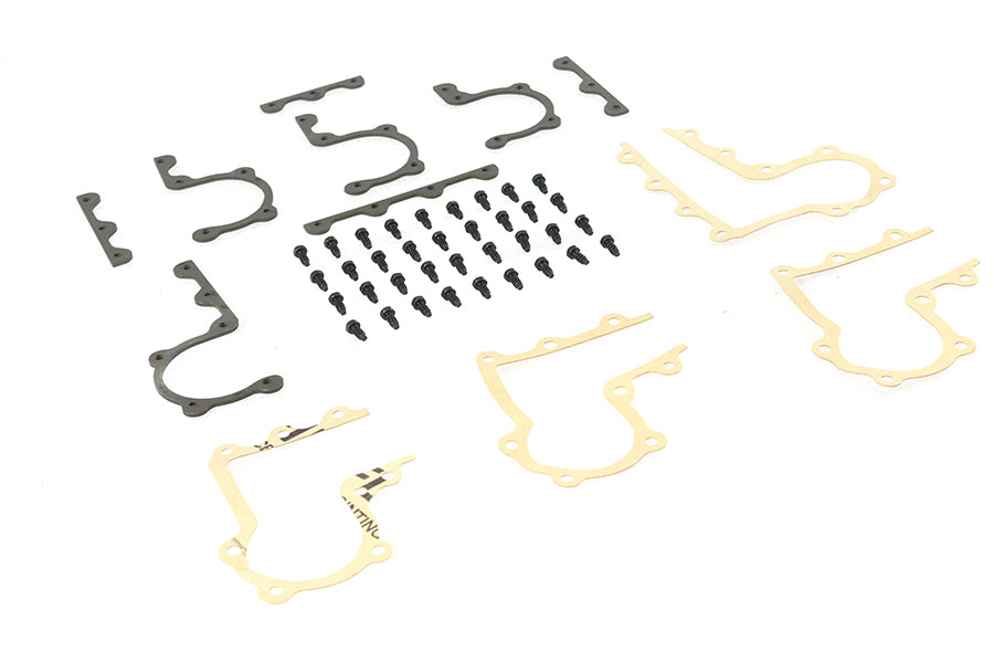 HARLEY Replica Rocker Arm Cover Strap Gasket Kit fits 1936-1940 EL, 1941-1947 FL,