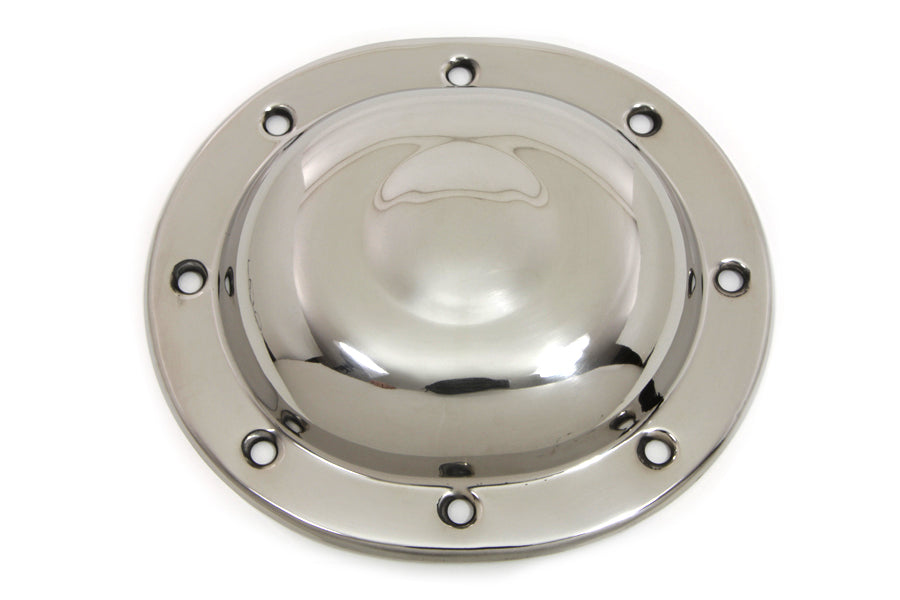 HARLEY Replica Dimple Derby Cover Stainless Steel fits 1936-1940 EL, 1937-1948 UL, 1941-1964 FL, 1941-1963 WL, 1941-1963 GE,