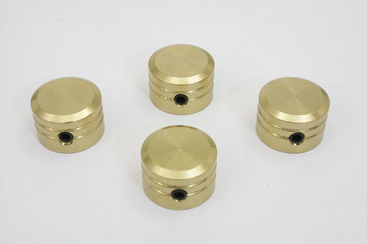 HARLEY Brass Cylinder Head Bolt Cover Fits 1984-2017 FXST, 1986-2017 FLST, 1984-2017 FLT, 1984