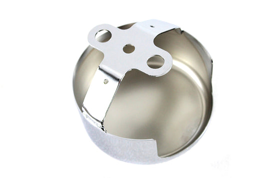 HARLEY Skull Horn Cover Chrome fits 1993-UP XL, 1993-UP FLST, 1993-UP FXST, 1993-UP FLT, 1993-1994 FXR, 1993-2017 FXD,