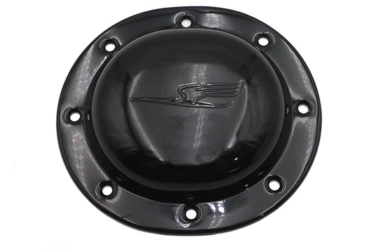 HARLEY Replica Bird Style Derby Cover Black Fits 1936-1940 EL, 1937-1948 UL, 1941-1963 WL, 194