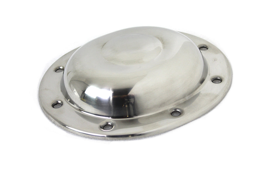 HARLEY Replica Stainless Steel Derby Cover fits 1936-1940 EL, 1937-1948 UL, 1941-1963 WL, 1941-1963 GE, 1941-1964 FL,