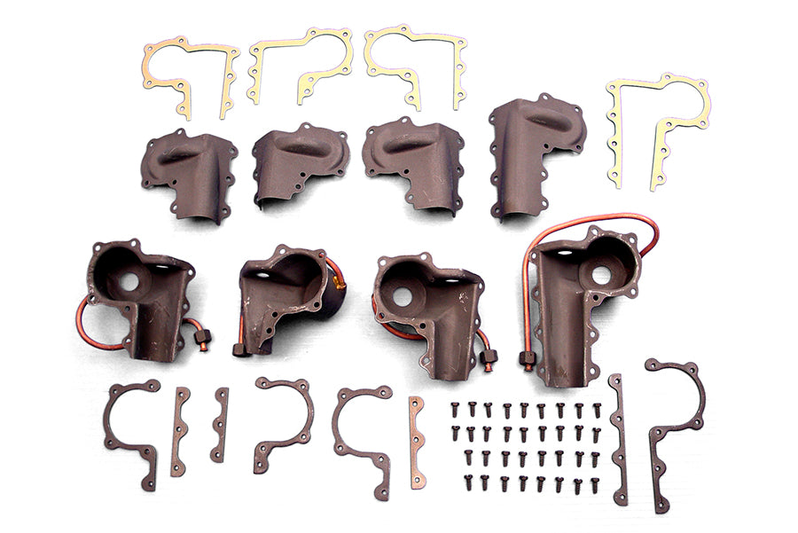 HARLEY Lower Valve Spring Cup Set Parkerized fits 1938-1940 EL, 1941-1947 FL,